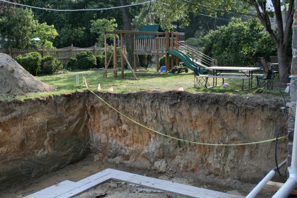 Footer Digging in Saint Cloud