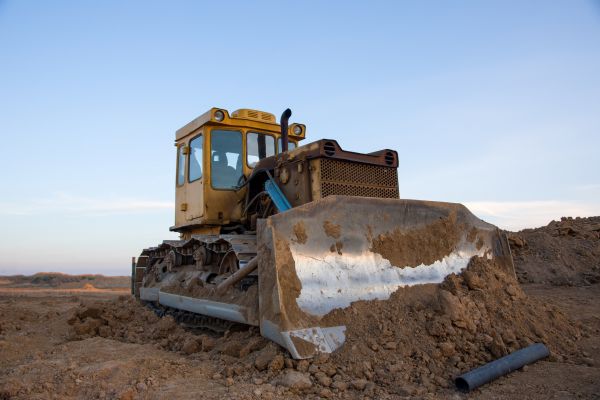 Bulldozer Land Grading in Saint Cloud