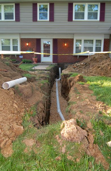 Sewer Line Construction
